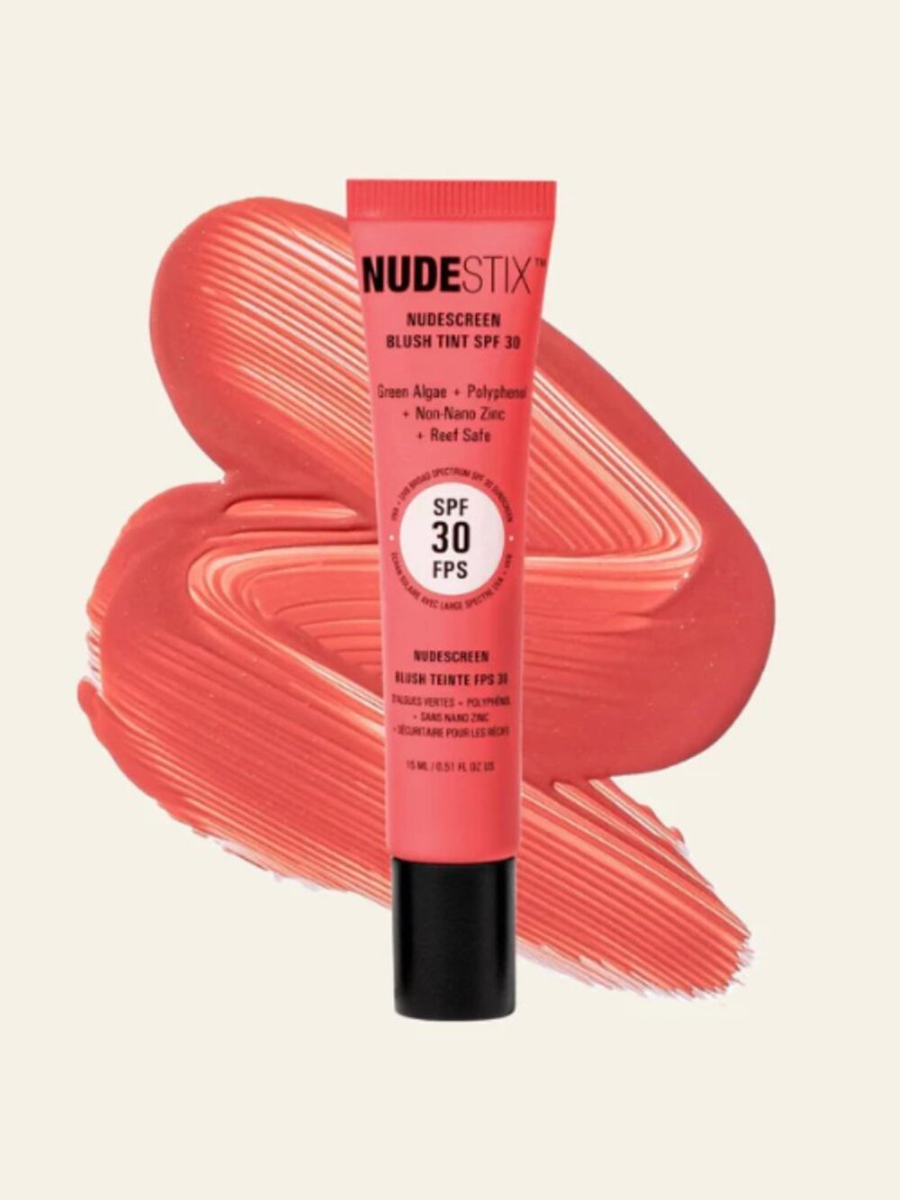 NUDESTIX Nudescreen Blush Tint SPF 30 | STRAWBERRY SUNBURST | NEW MAKEUP